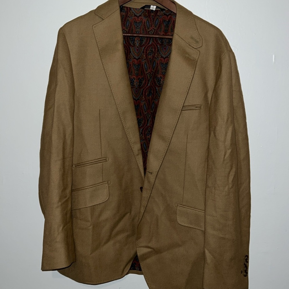 Infinito - Sports jacket mustard colored- 100% wool
